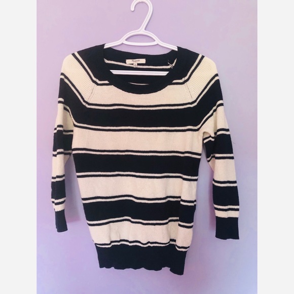 Madewell Bridgeview Pullover in Stripe - Picture 3 of 5